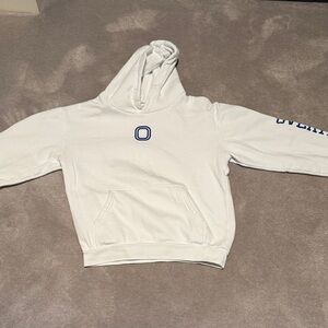Overtime White Kids Hoodie